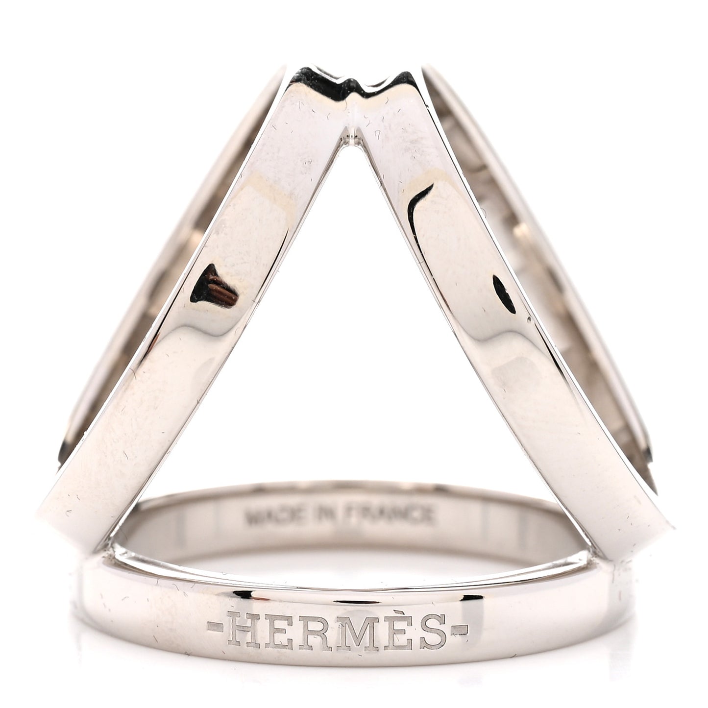 Palladium Trio Scarf Ring