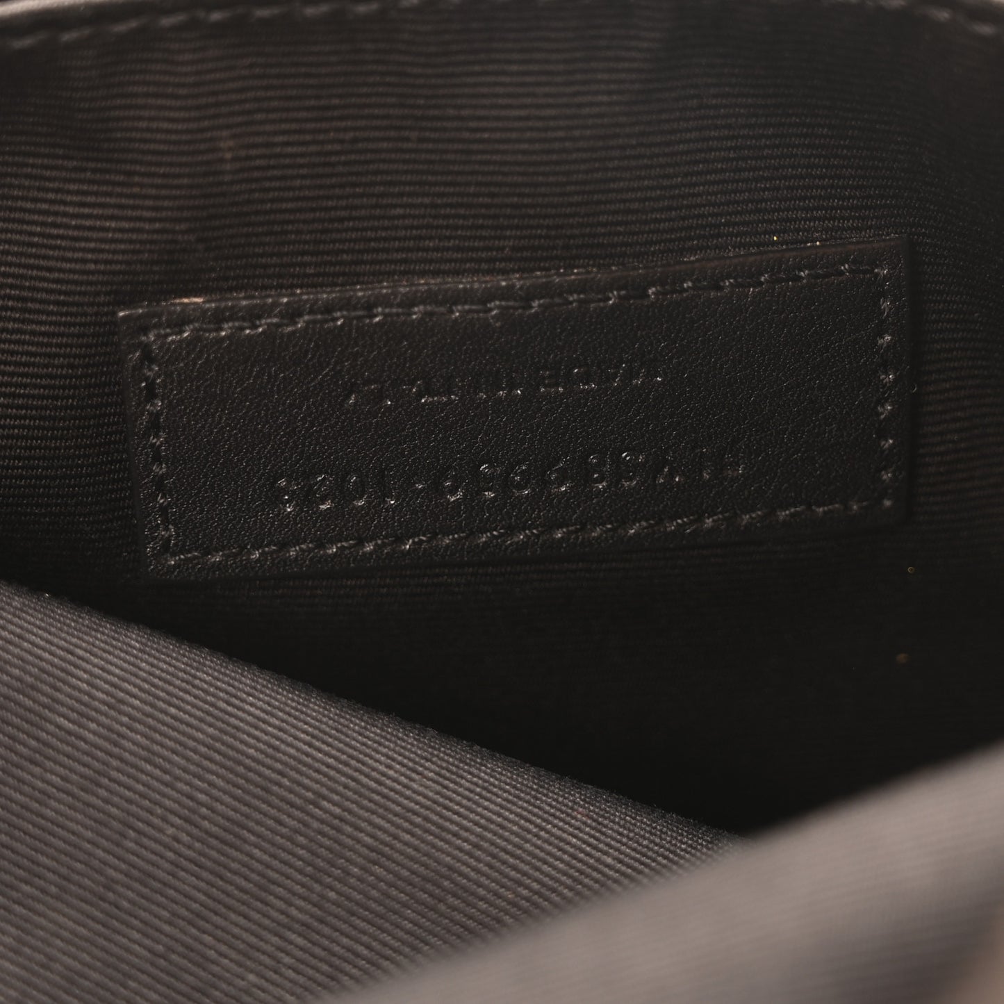 Grain De Poudre Monogram Belt Bag Black