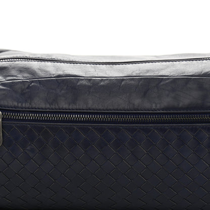 Bottega Veneta Calfskin Intrecciato Belt Bag Blue 12 of 16