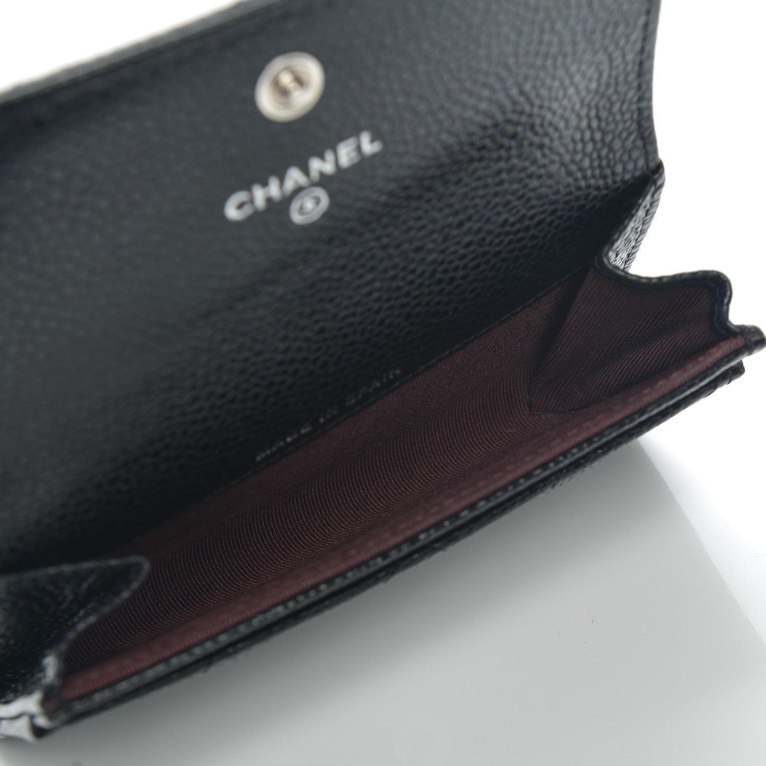 Chanel Caviar Quilted Flap Card Holder Black 5 of 7