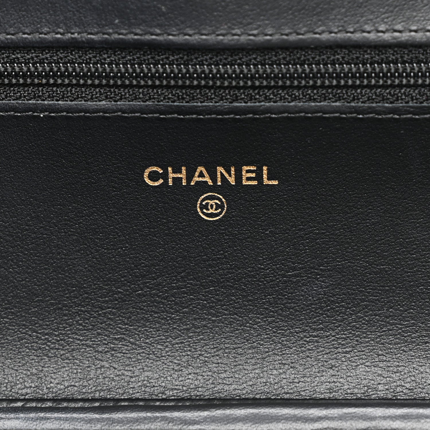 Chanel Aged Calfskin Quilted Lucky Charms 2.55 Reissue Wallet On Chain WOC Black 6 of 12