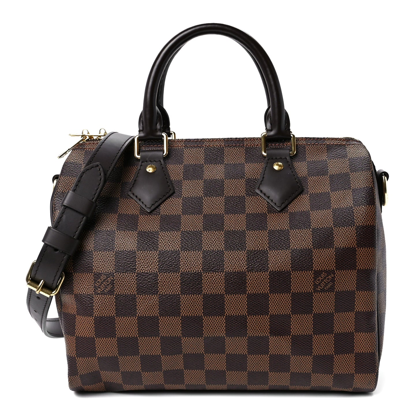 Damier Ebene Speedy Bandouliere 25