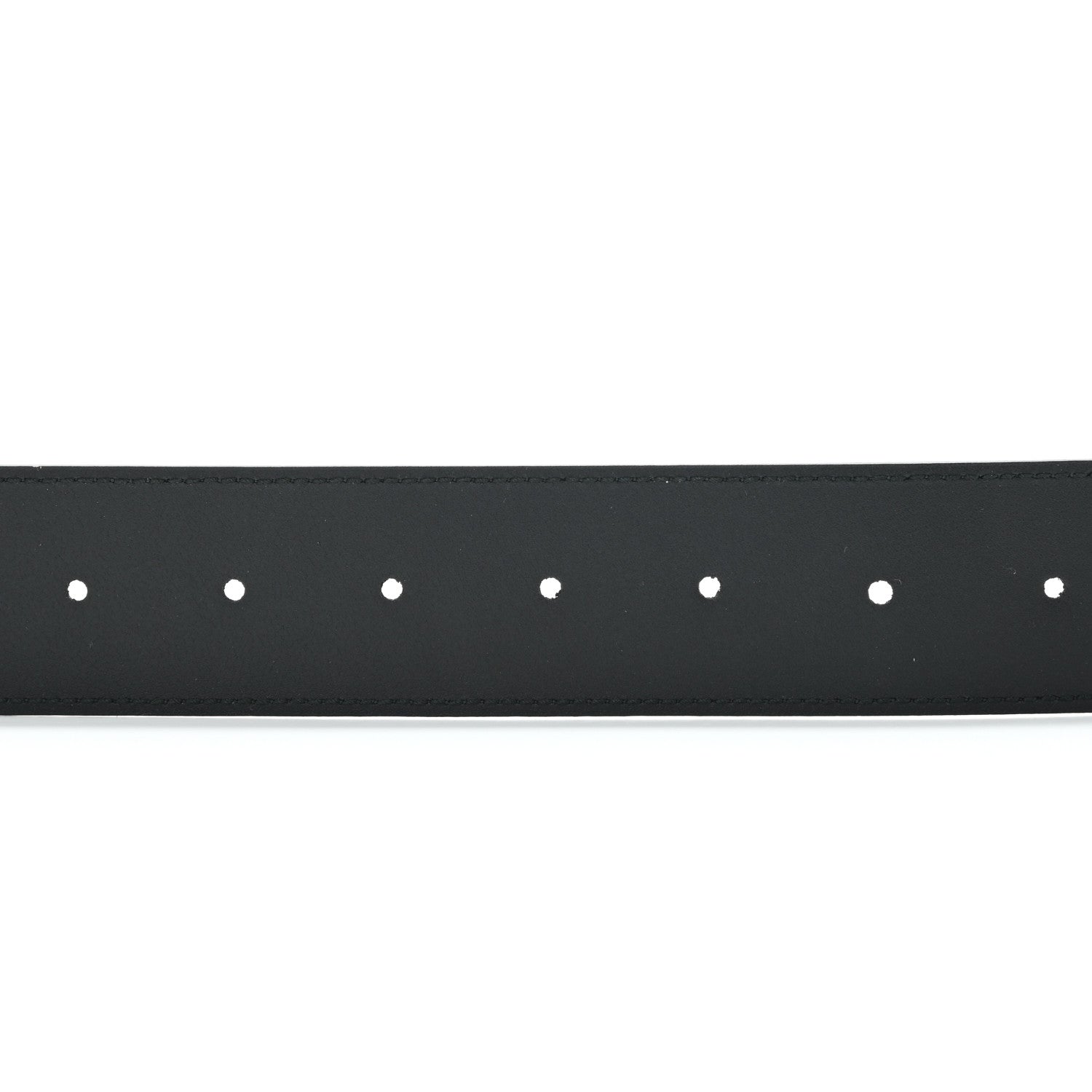 Gucci Moon Calfskin Pearl Double G 40mm Belt 85 34 Black Cream 4 of 5