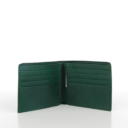 Bottega Veneta Nappa Intrecciato Bi-Fold Wallet Green 5 of 8