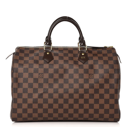 Louis Vuitton Damier Ebene Speedy 35 1 of 9