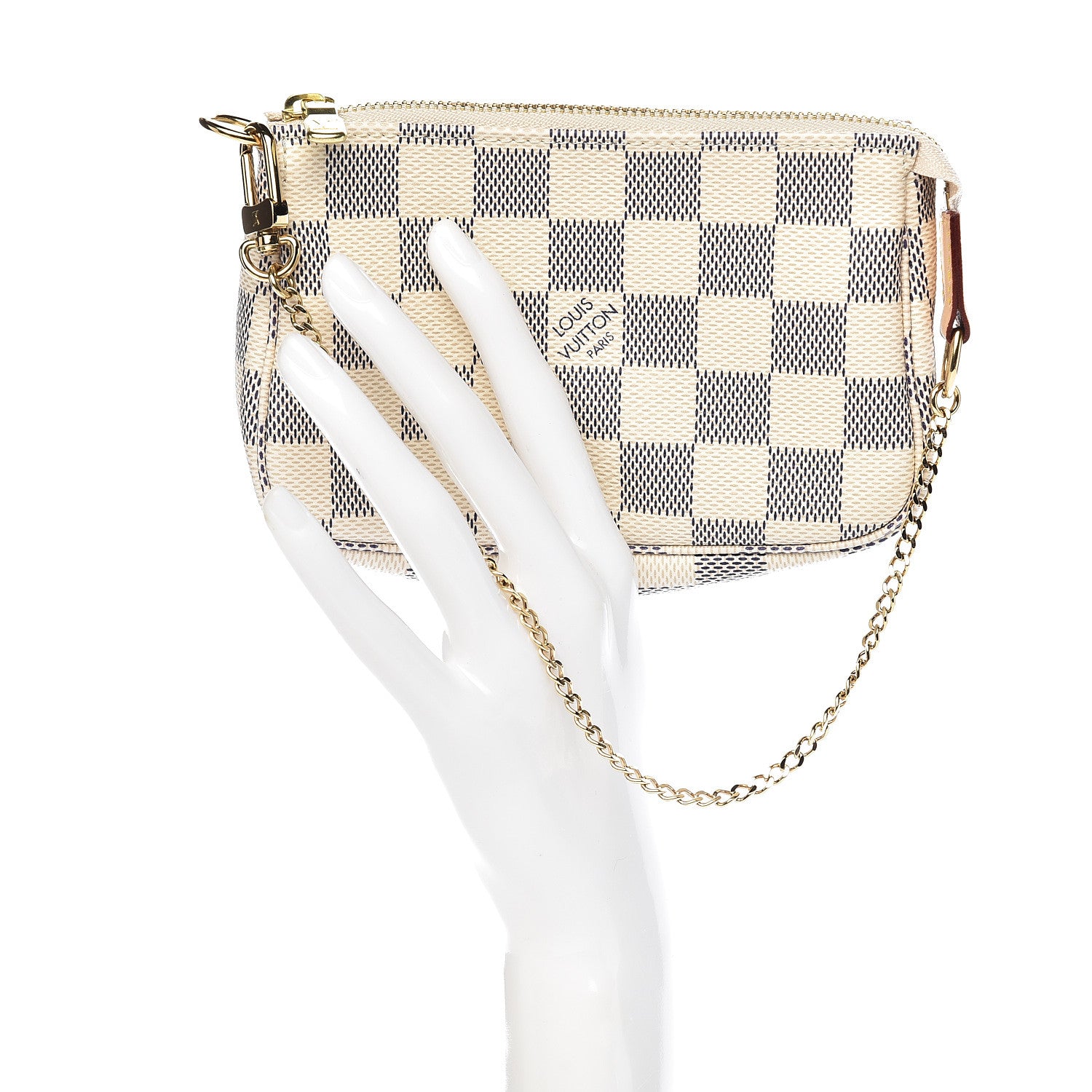 Louis Vuitton Damier Azur Mini Pochette Accessories 2 of 8