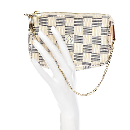 Louis Vuitton Damier Azur Mini Pochette Accessories 2 of 8