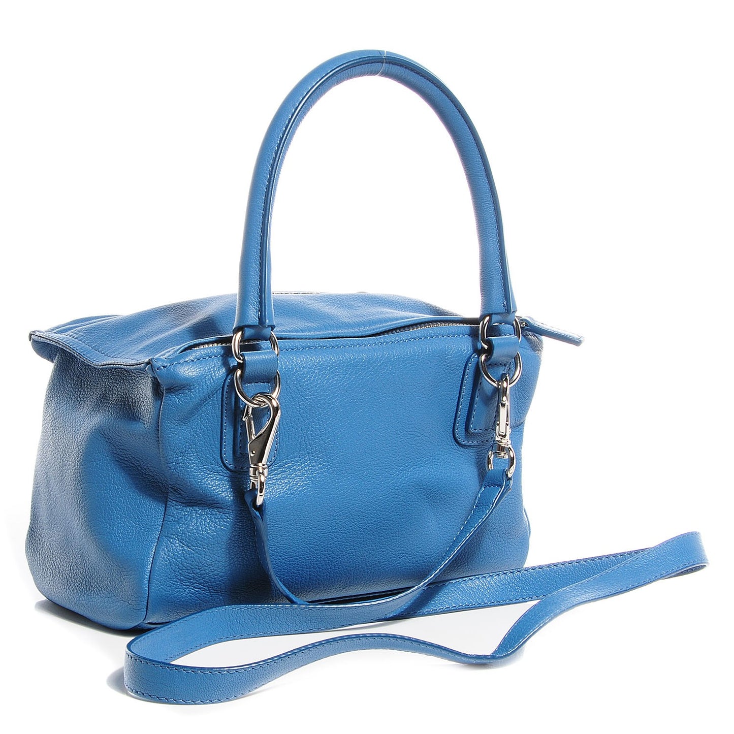 Sugar Goatskin Small Pandora Blue