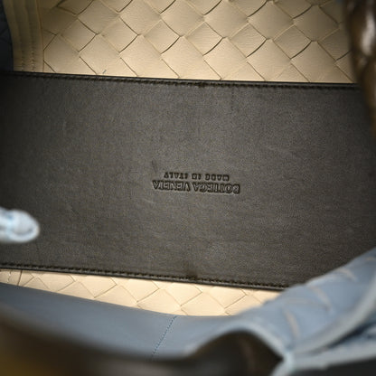 Bottega Veneta Nappa Intrecciato Medium Andiamo Shoulder Bag Sea Salt Ice Khaki 5 of 9