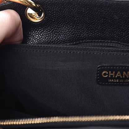 Chanel Caviar Quilted Grand Shopping Tote GST Black 7 of 15
