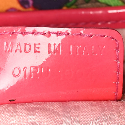 Christian Dior Canvas Floral Hawaii Glamour Saddle Bag Multicolor 7 of 11