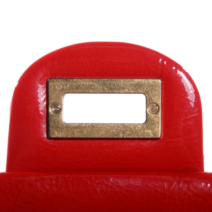 Chanel Crackled Patent Calfskin Puzzle 2.55 Reissue 226 Flap Red 7 of 9