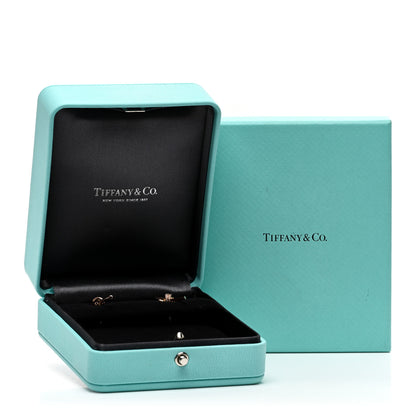 Tiffany 18K Rose Gold Diamond Tiffany Knot Earrings 5 of 5