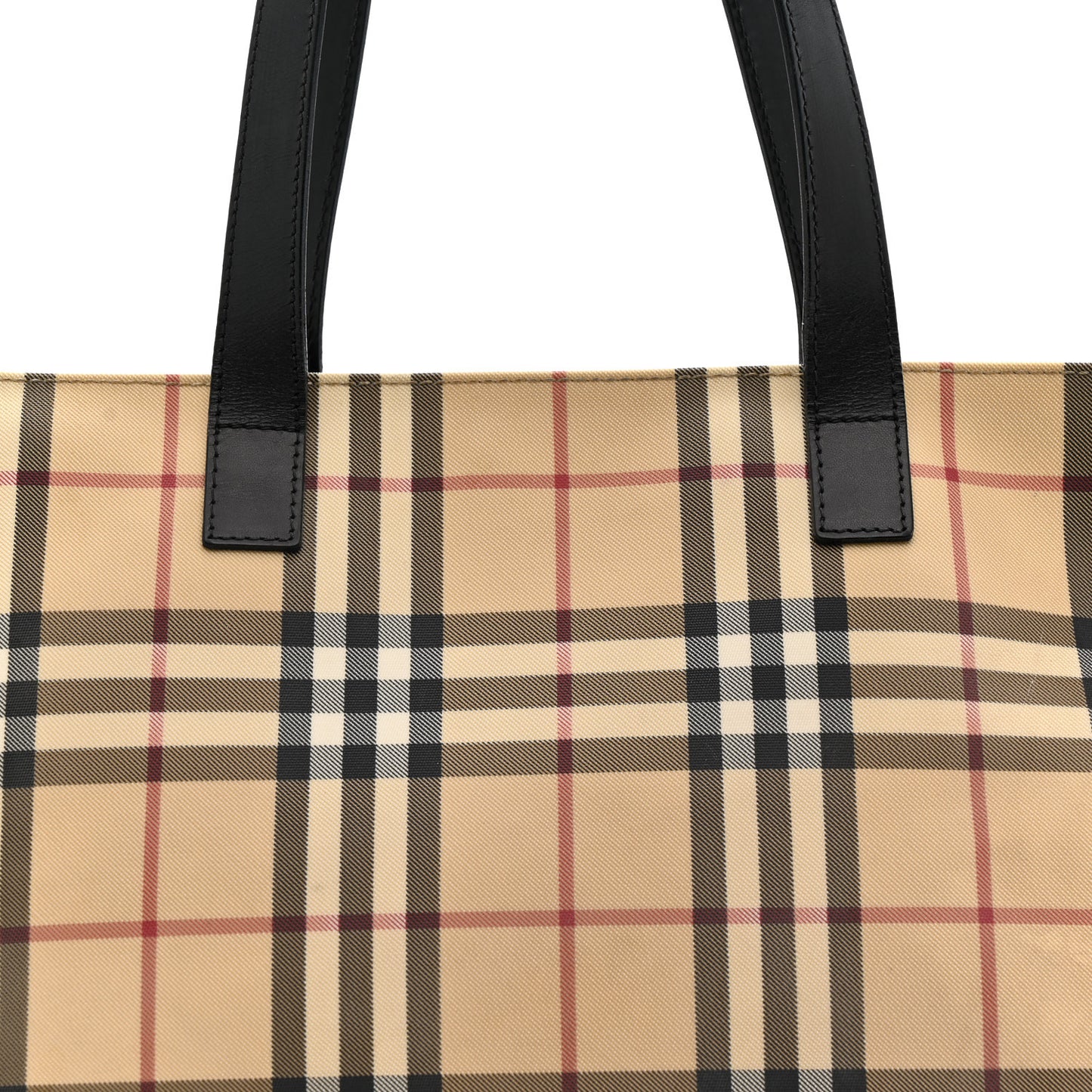 House Check Shoulder Bag Black