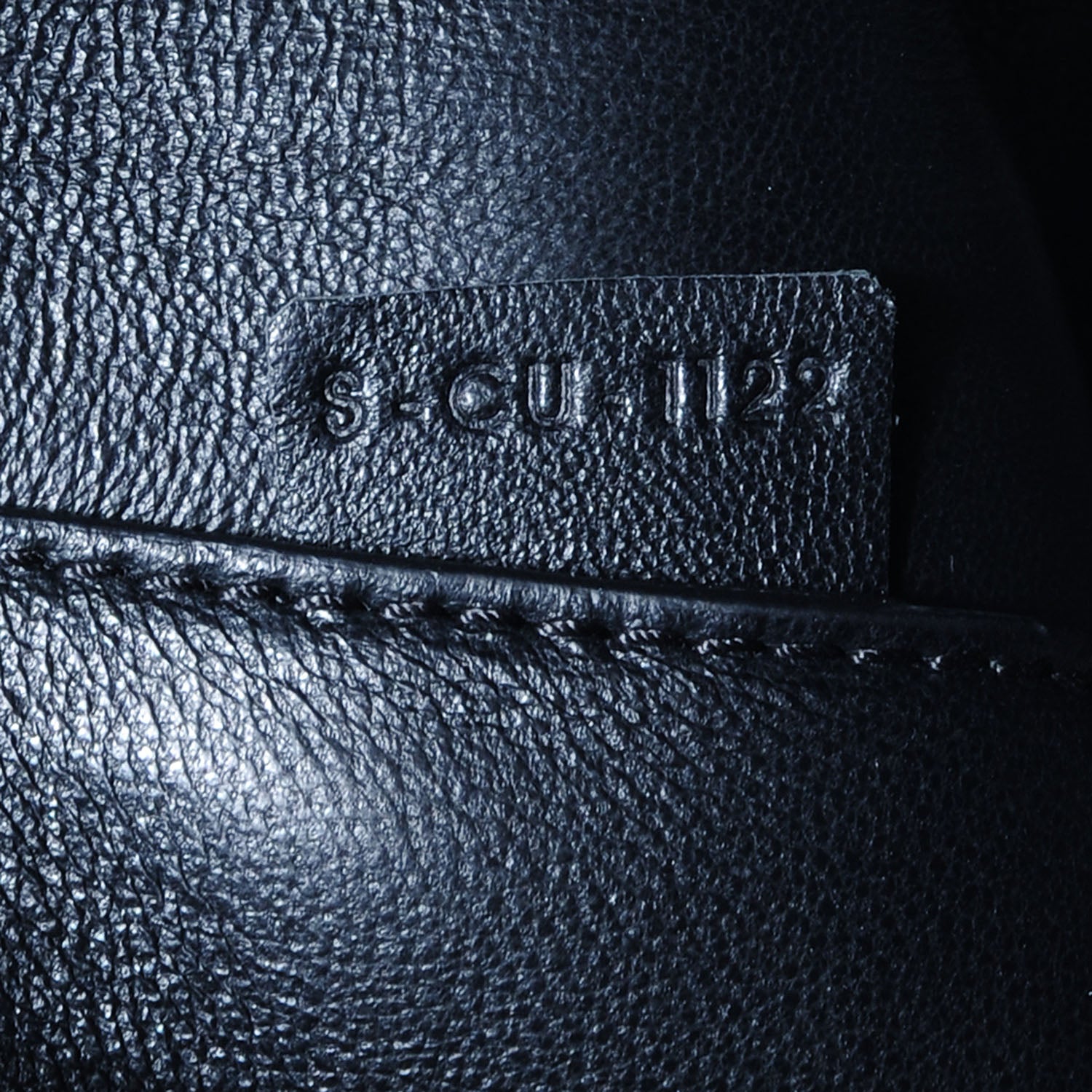 Celine Smooth Calfskin Medium Edge Black Navy 7 of 8