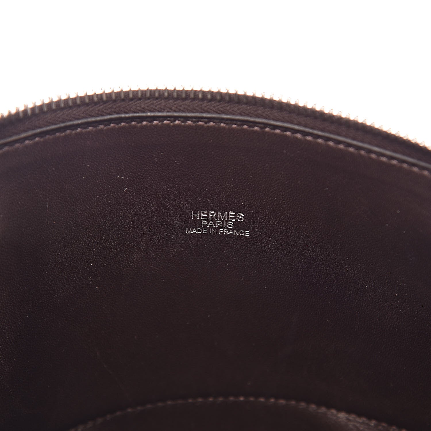 Hermes Taurillon Clemence Bolide 35 Chocolate 6 of 16