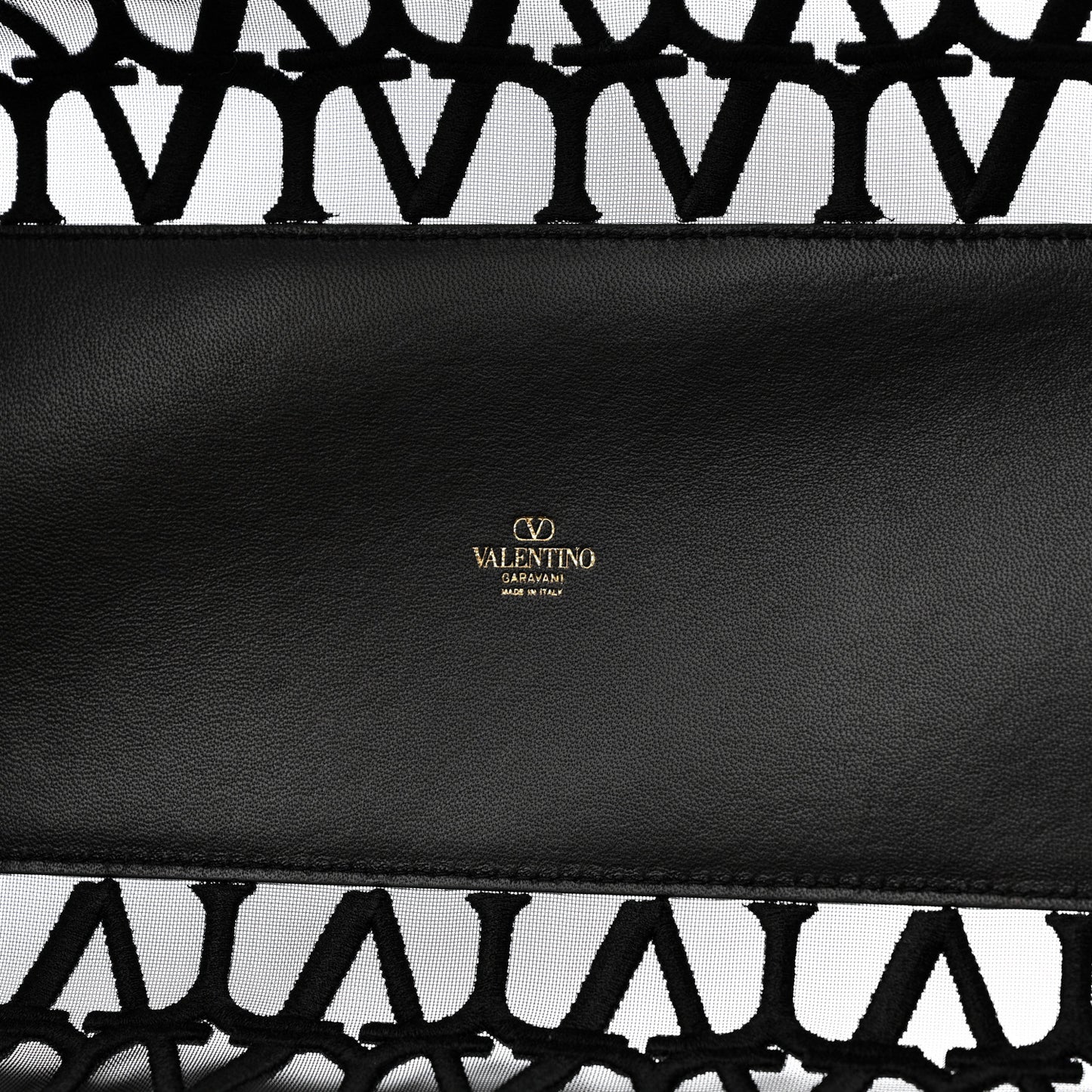 Toile Mesh Iconographe Goatskin Le Troisieme Shopping Bag Black