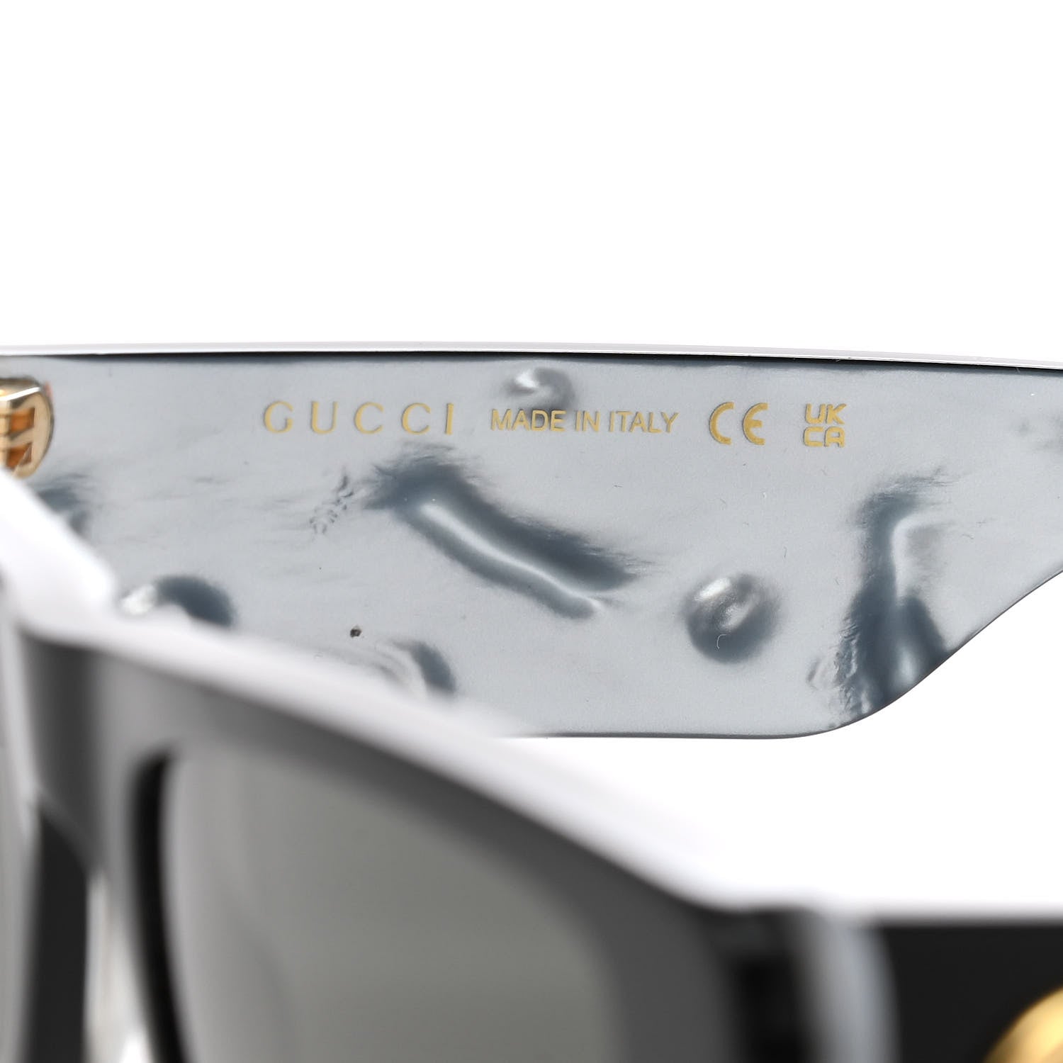 Gucci Acetate Rectangular Sunglasses GG0516S Black 5 of 6