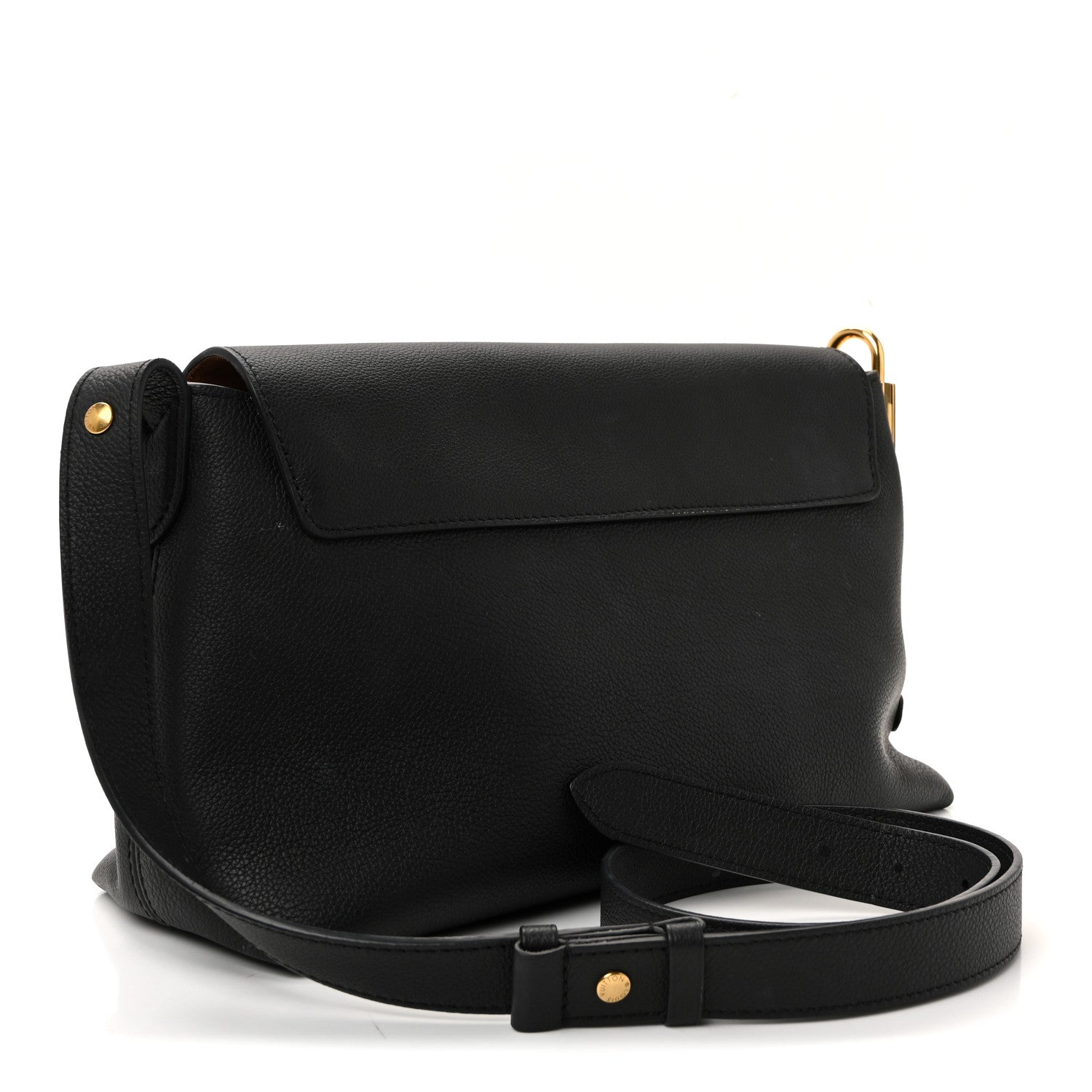 Louis Vuitton Grained Calfskin Low Key Messenger Black 3 of 9