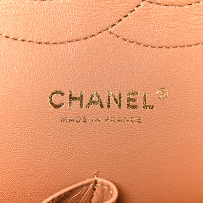 Chanel Lambskin Quilted Jumbo Double Flap Dark Beige 6 of 11