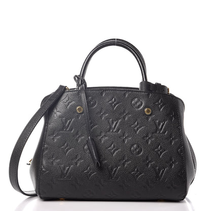 Louis Vuitton Empreinte Montaigne BB Black 1 of 8