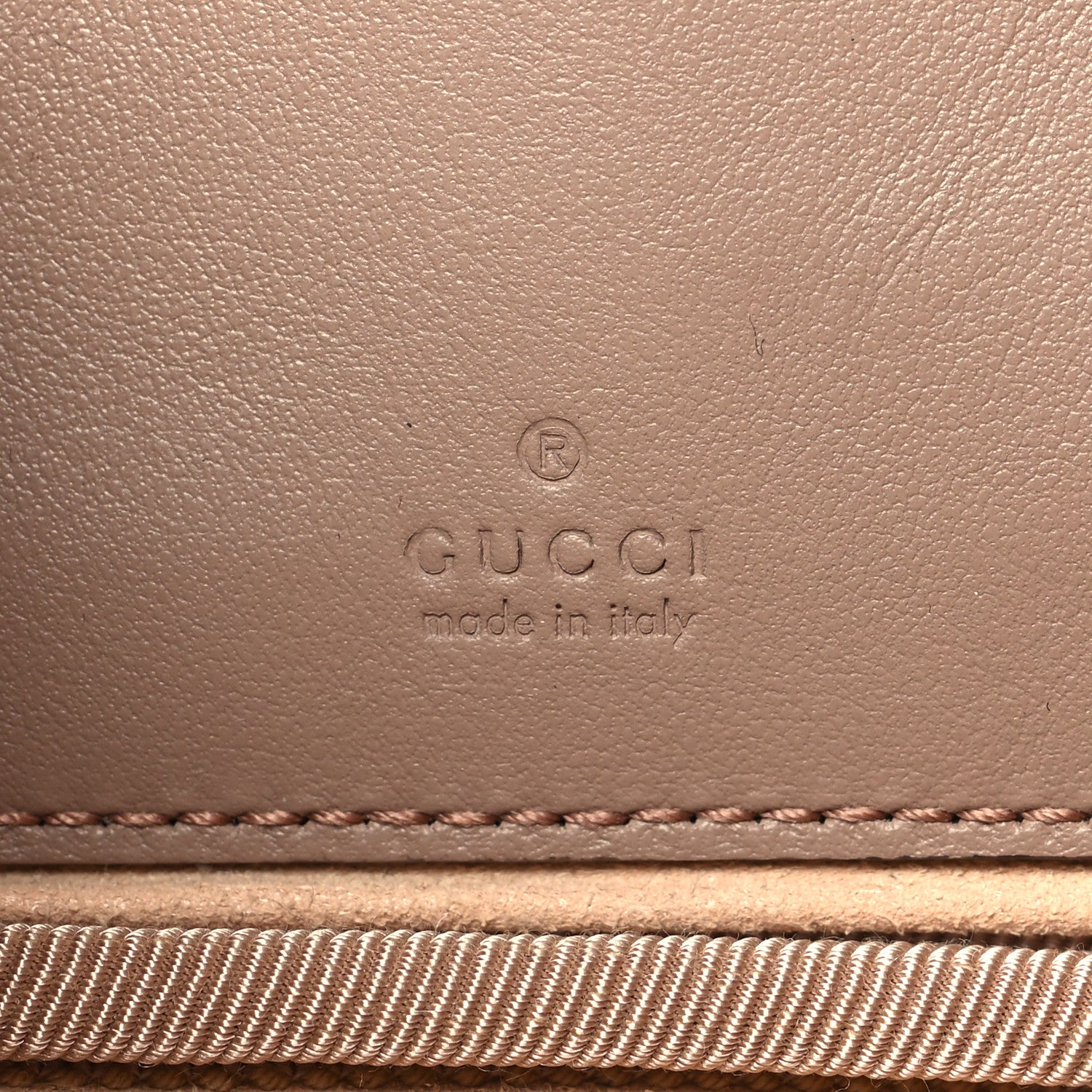 Gucci Calfskin Matelasse Mini GG Marmont Chain Crossbody Bag Porcelain Rose 6 of 11