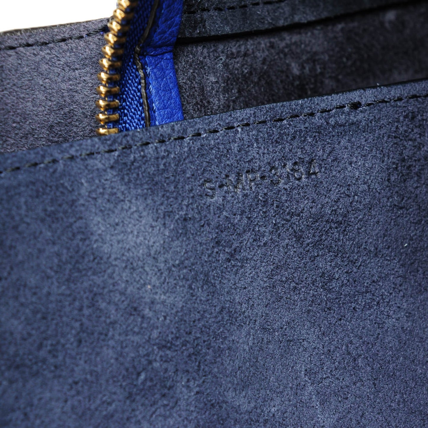 Grained Calfskin Mini Belt Bag Cobalt