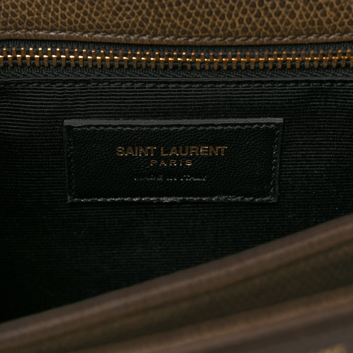 Saint Laurent Textured Calfskin Medium Classic Monogram Universite Bag Fog 6 of 9