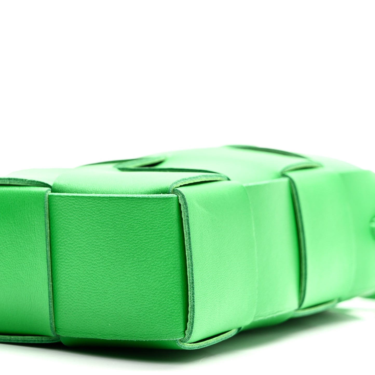 Nappa Maxi Intrecciato Phone Pouch Parakeet