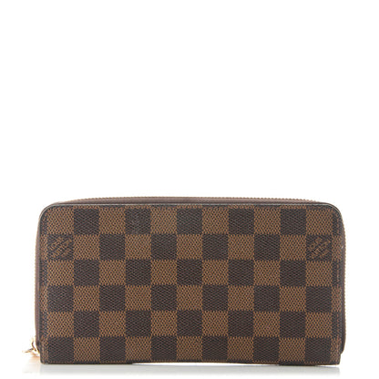 Louis Vuitton Damier Ebene Zippy Wallet 1 of 8