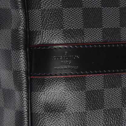 Louis Vuitton Damier Graphite Keepall Bandouliere 55 Rouge 7 of 9