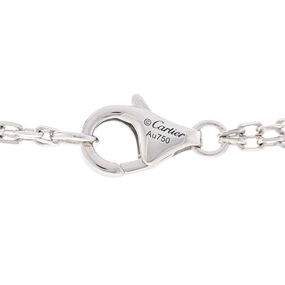 Cartier 18K White Gold 2 Diamond LOVE Necklace 4 of 4