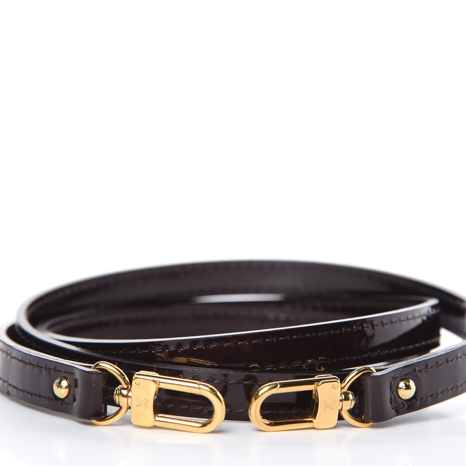 Louis Vuitton Patent 12mm Shoulder Strap Amarante 4 of 4