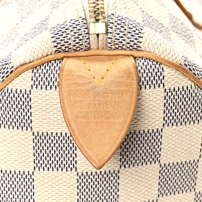Louis Vuitton Damier Azur Speedy 30 6 of 11