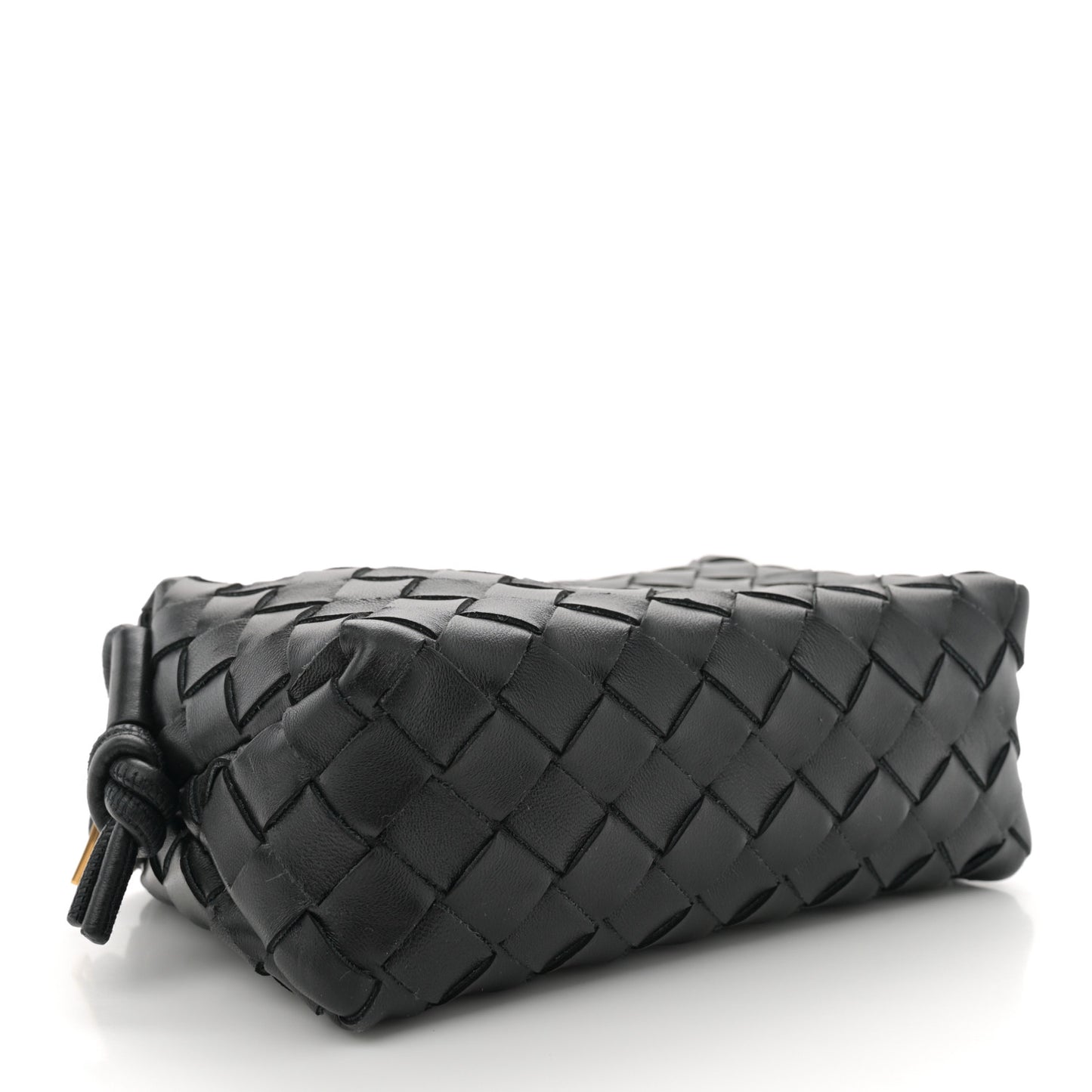 Nappa Intrecciato Mini Loop Camera Bag Black