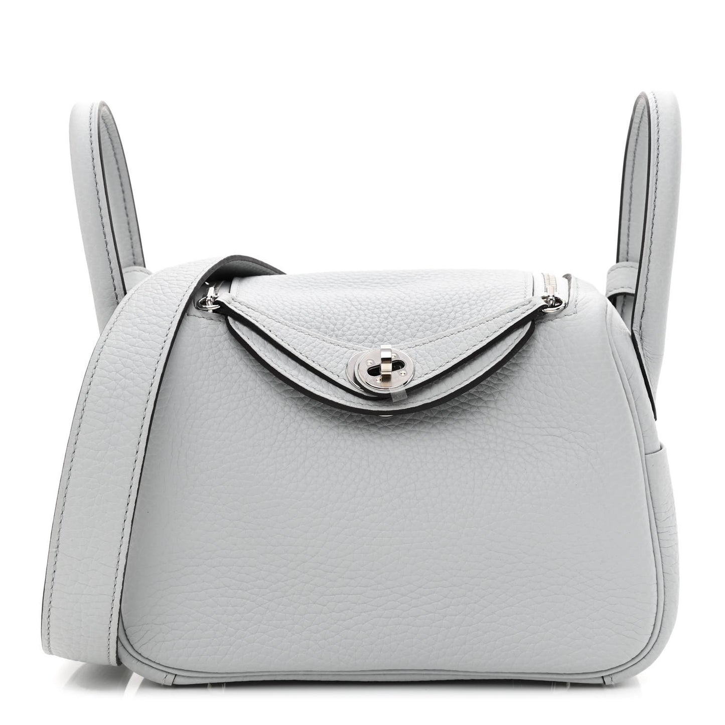 Taurillon Clemence Mini Lindy 20 Bleu Pale