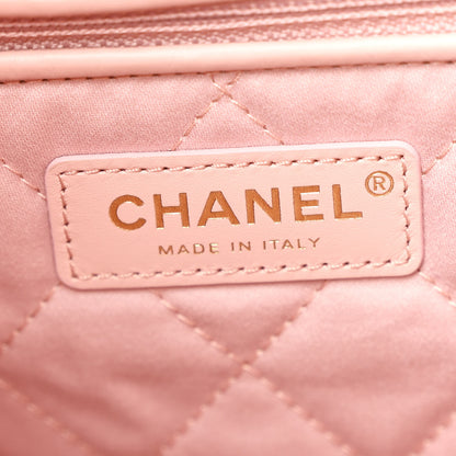 Chanel Shiny Calfskin Quilted Small Chanel 22 Rose 7 of 11