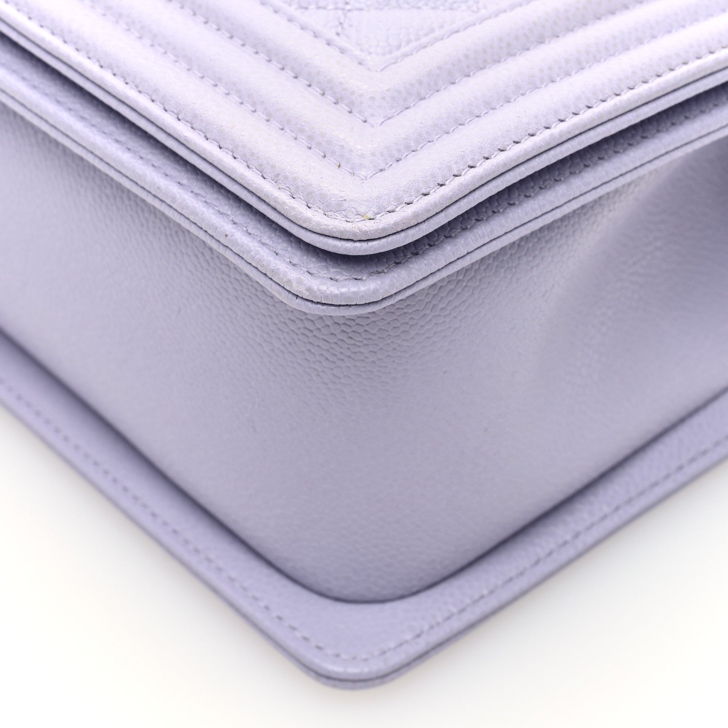 Chanel Caviar Quilted Medium Boy Flap Light Purple 10 of 10