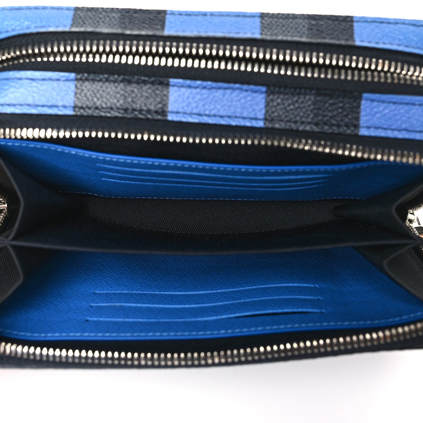 Giant Damier Graphite Alpha Wearable Wallet Navy