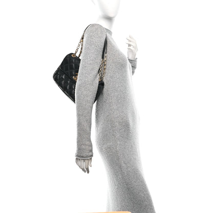 Chanel Calfskin Quilted Retro Chain Flap Black 2 of 11