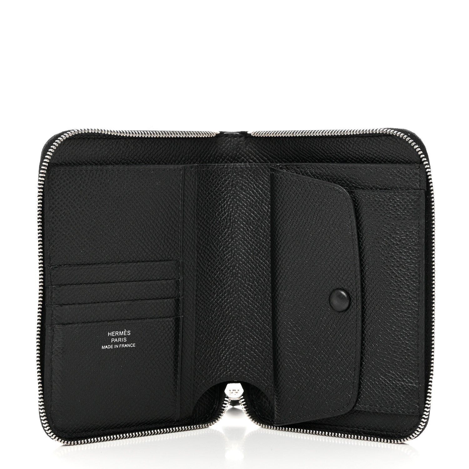 Hermes Epsom Compact Azap Wallet Black 5 of 6
