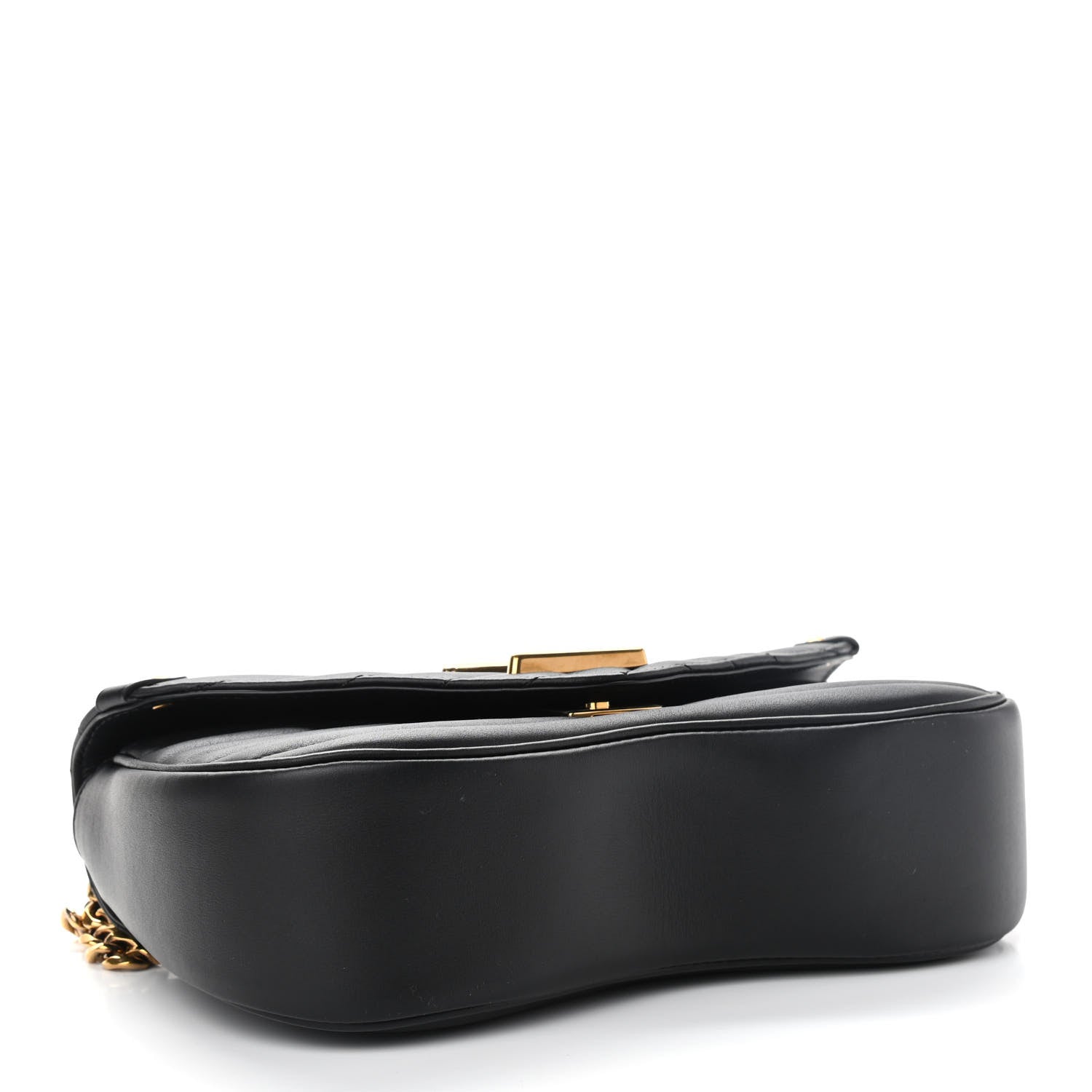 Louis Vuitton Calfskin New Wave Chain MM Black 4 of 11