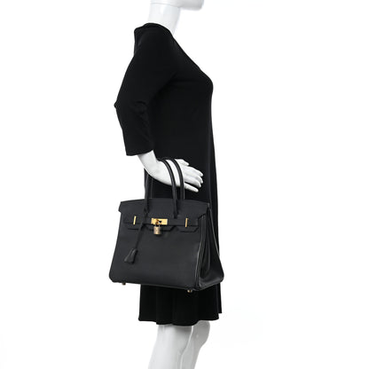 Hermes Epsom Birkin 30 Black 2 of 12