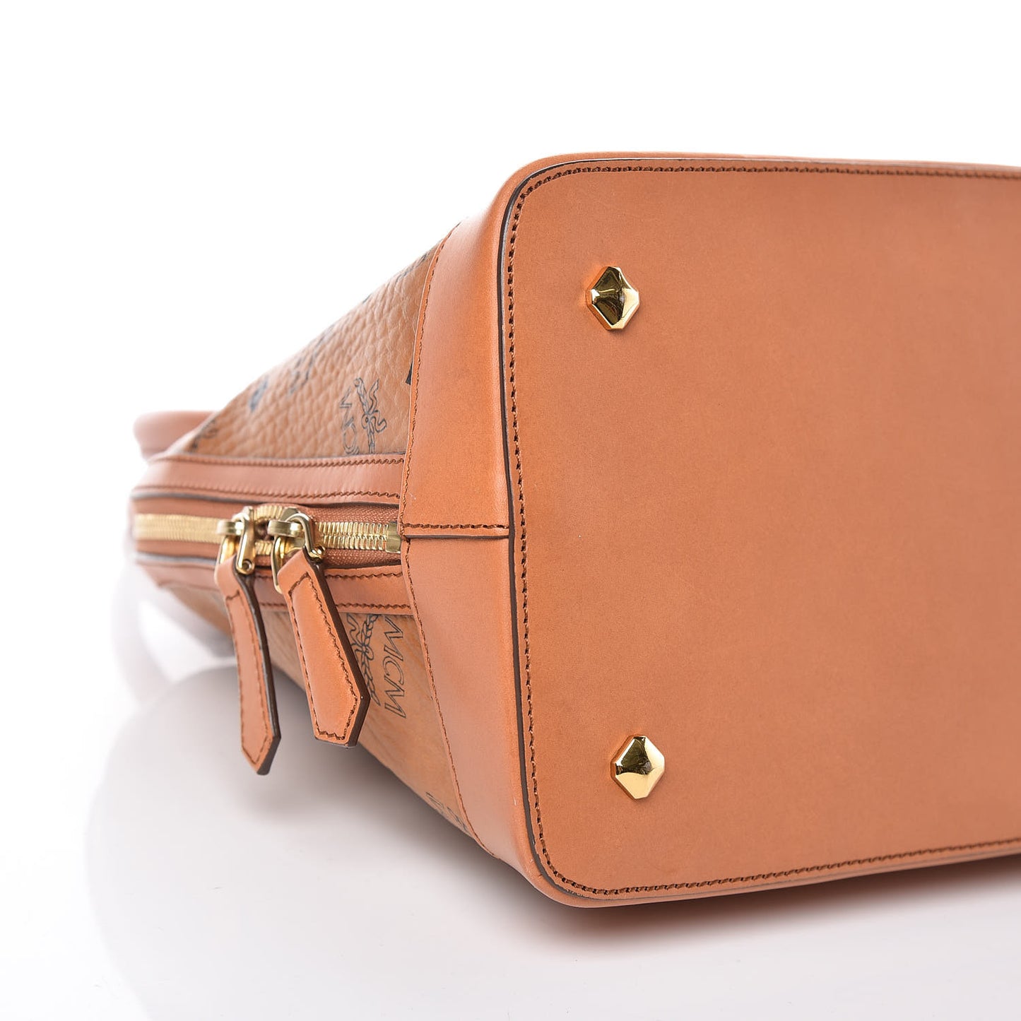 Visetos Heritage Bowler Bag Cognac