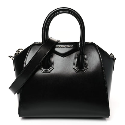 Givenchy Shiny Lord Calfskin Mini Antigona Black 1 of 9