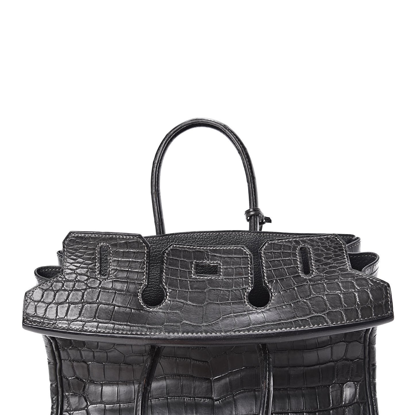Matte Niloticus Crocodile Birkin 25 Graphite