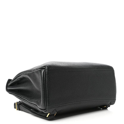 Hermes Taurillon Clemence Kelly Ado Backpack Black 8 of 20