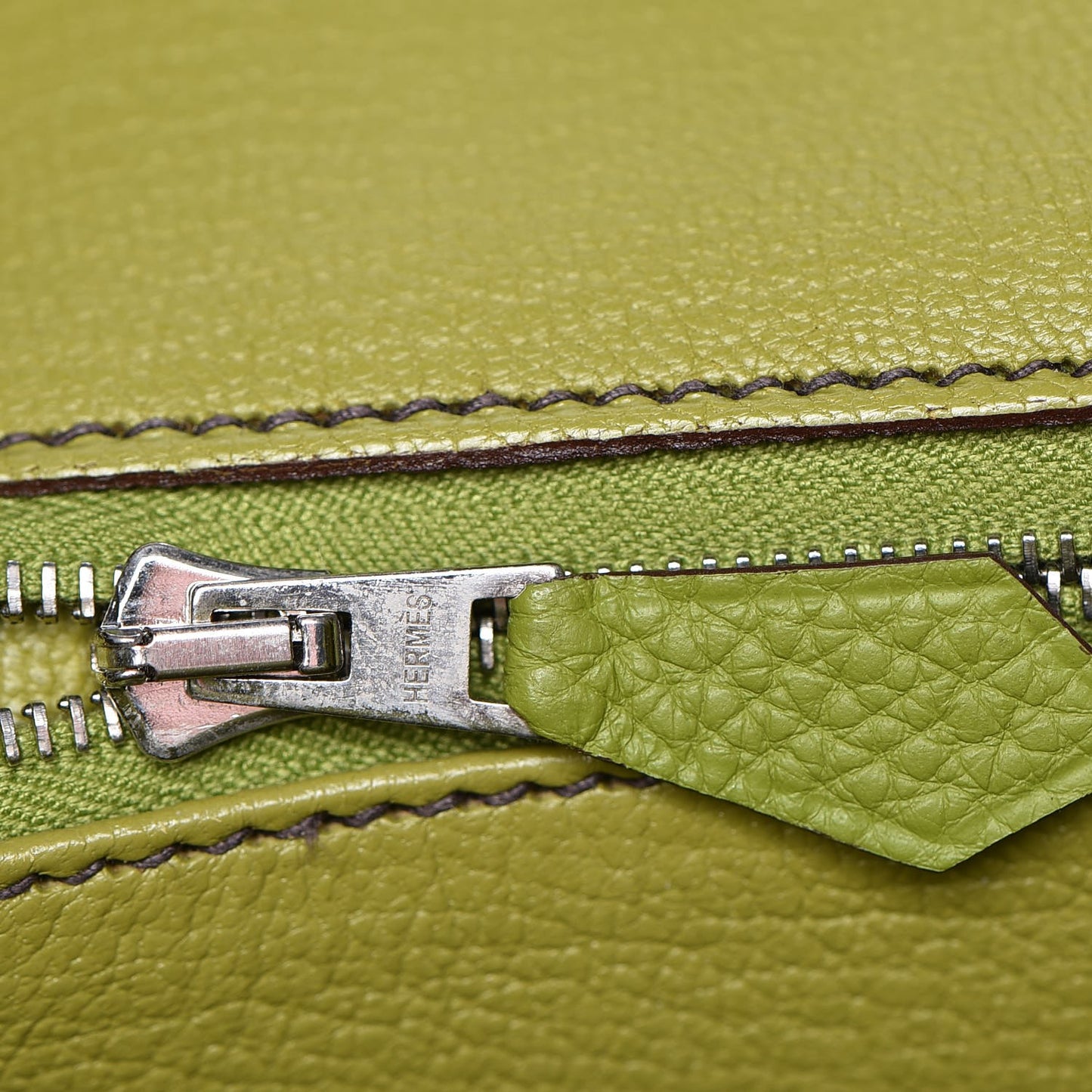 Togo Birkin 35 Vert Anis