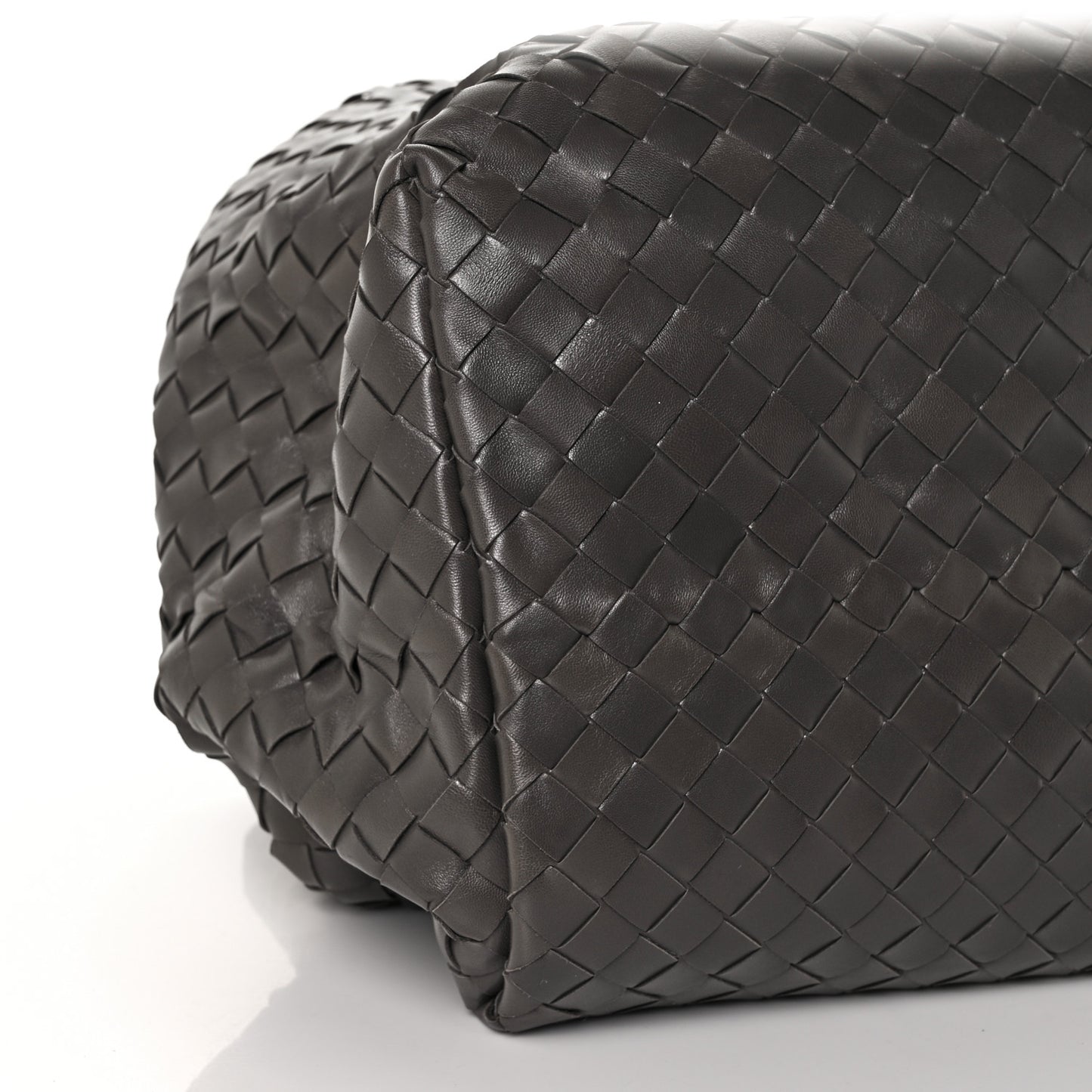 Nappa Intrecciato Tote Light Grey