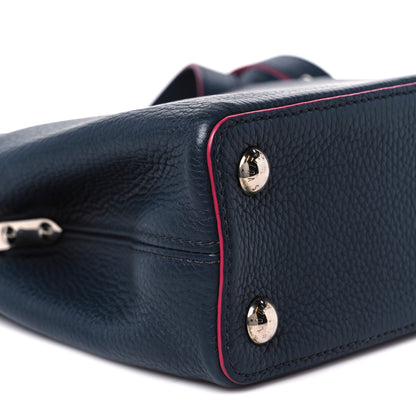 Louis Vuitton Taurillon Capucines BB Marine Rouge 8 of 9